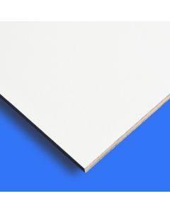 HPL-Schichtstoffplatten Uniplan-Stylam | beidseitiger UV-Schutz | 3050mm x 1300mm | Weiß - 8mm 