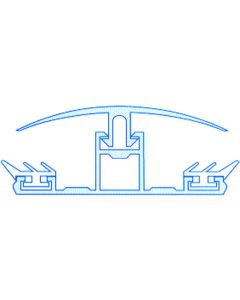 Wilkulux® Sprossenmittelsystem für 8mm & 10mm Hohlkammerplatten