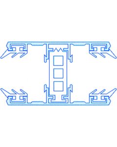 Wilkulux® Thermomittelsystem für 25mm Stegplatten