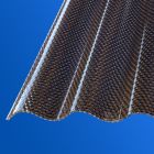 Polycarbonat Wellplatten 2,6mm | Marlon® CS Diamont 76/18 | Wabenstruktur Bronze