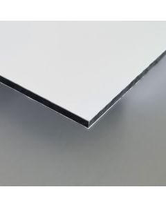 Alu-Verbundplatten ALUCOM® | Weiß - beidseitig matt | 2mm stark