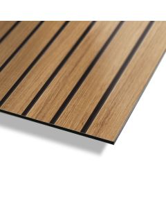 Aluminium-Verbundplatten ALUCOM® Design - Exterieur | Holzlamelle| 6mm stark