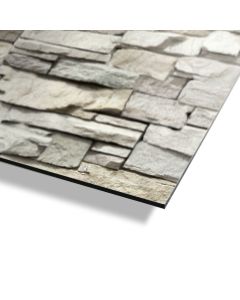 Aluminium-Verbundplatten ALUCOM® Design - Interieur | Sandstein Grau - einseitig | 3mm stark