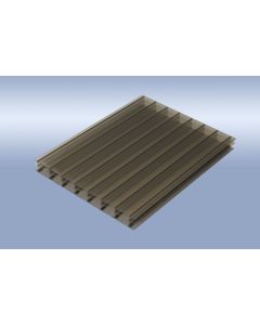 Polycarbonat Stegdreifachplatten Marlon® 16mm | Bronze