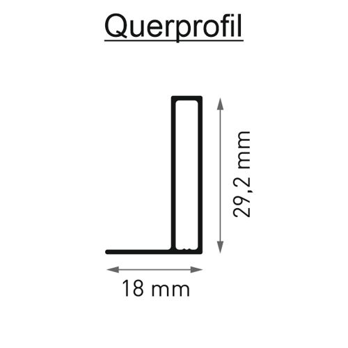 Beschattungselement-Querprofil