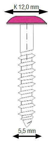 Fassadenschrauben für HPL Platten